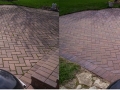 paver patio-brick cleaning