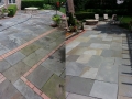 Bluestone-brick cleaning